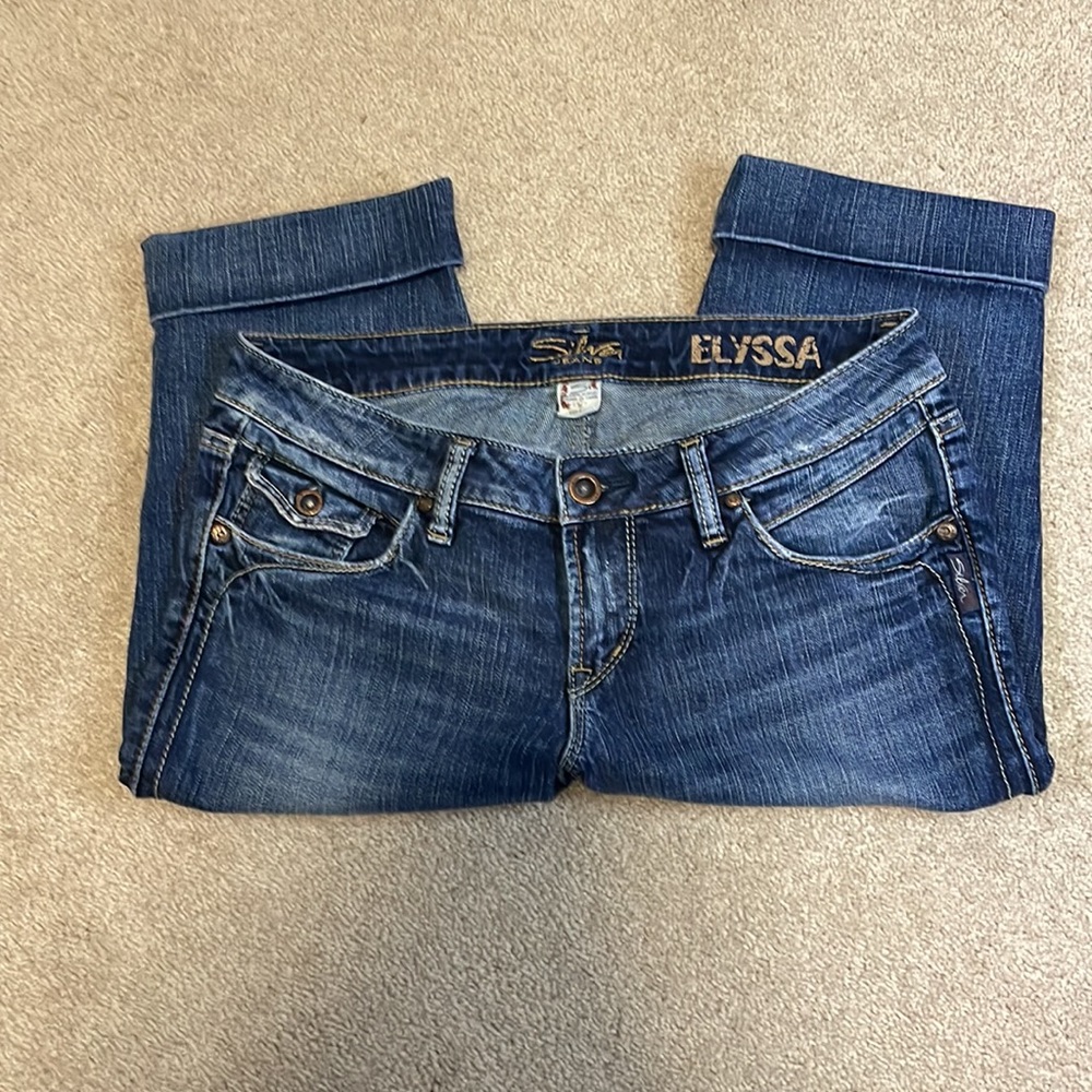 Silver Elyssa Capris Size 30 - image 3